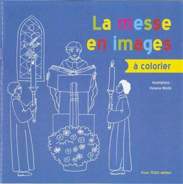 La messe en images à colorier