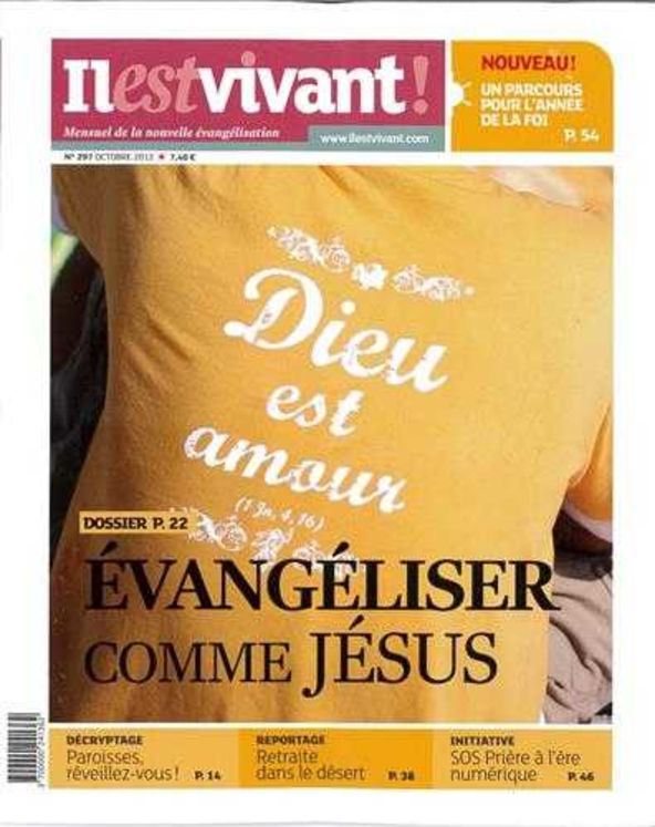 N°297 - Il est vivant Nouvelle formule - Octobre 2012 - Evangéliser comme Jésus