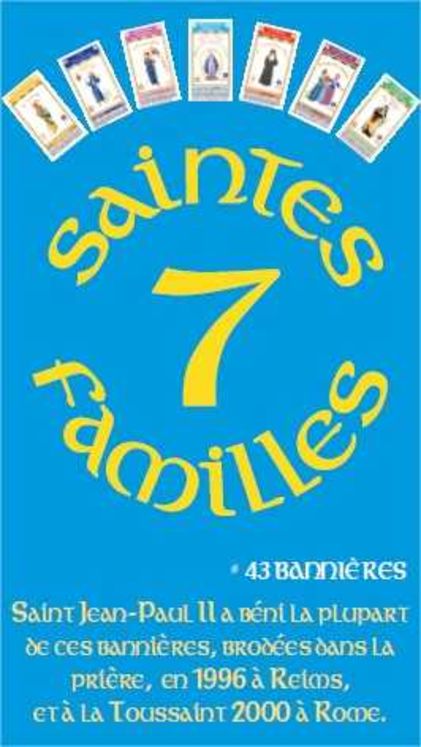 Jeu de cartes 7  Saintes Familles