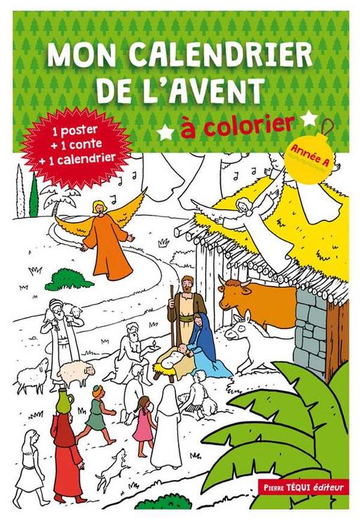 Mon calendrier de l’Avent à colorier - Année A