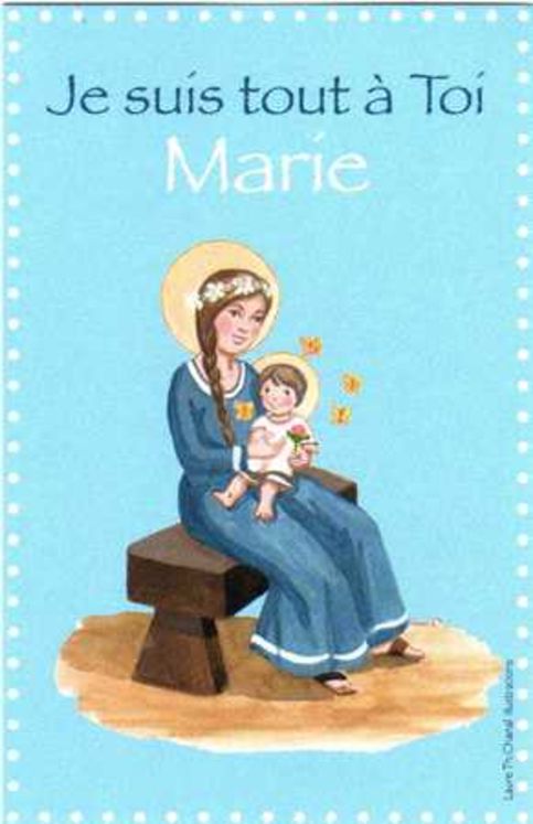 Lot de 25 - Image Communion Marie