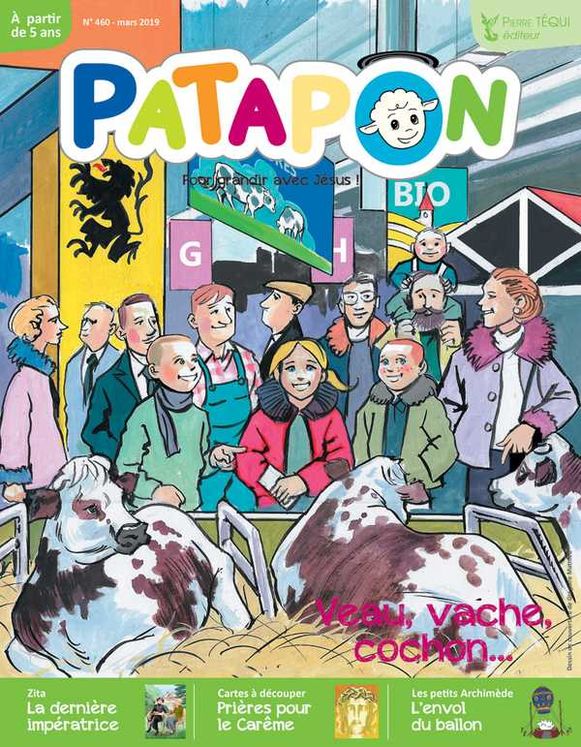 Patapon Mars 2019 N°460 - Veau, vache, cochon...