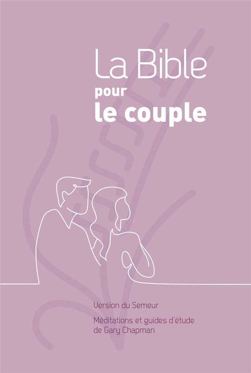 La Bible pour le couple - Rigide mauve