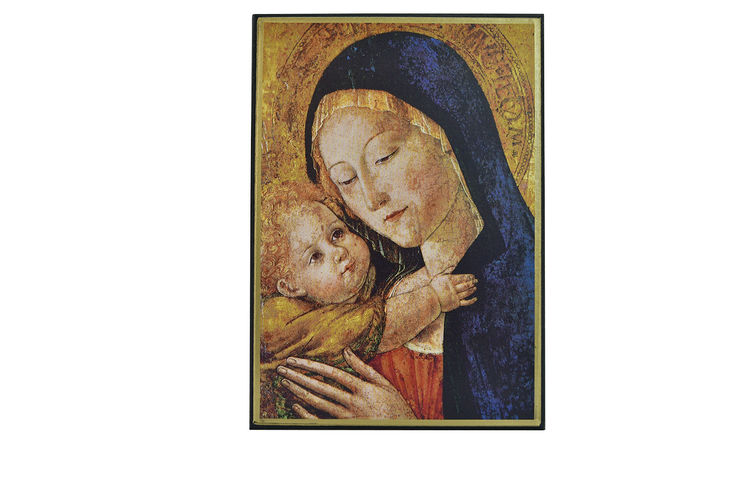 Vierge de Neroccio - Icône classique 25,3x18,1 cm -  813.86