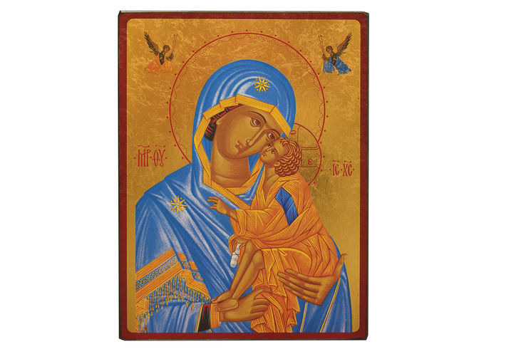 Vierge du Don - Icône dorée à la feuille 15x11,8 cm -  131.64