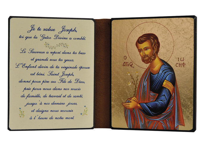 Saint Joseph - Diptyque 13x19 cm -  474.F9