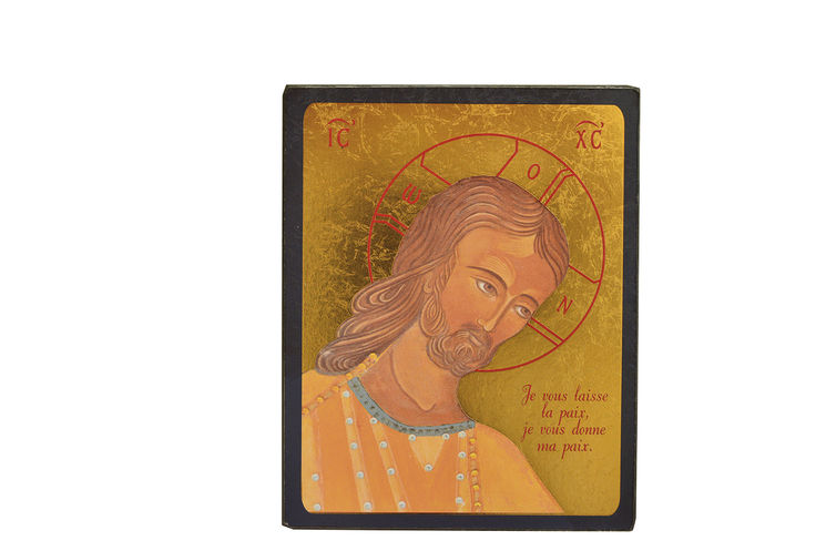 Christ Amour et Sagesse - Icône dorée à la feuille 12,5x10 cm -  544.63