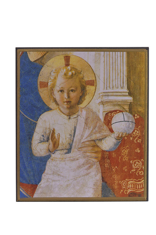 L´Emmanuel Enfant Jésus - Mini icône autocollante 8x7 cm -  165.13