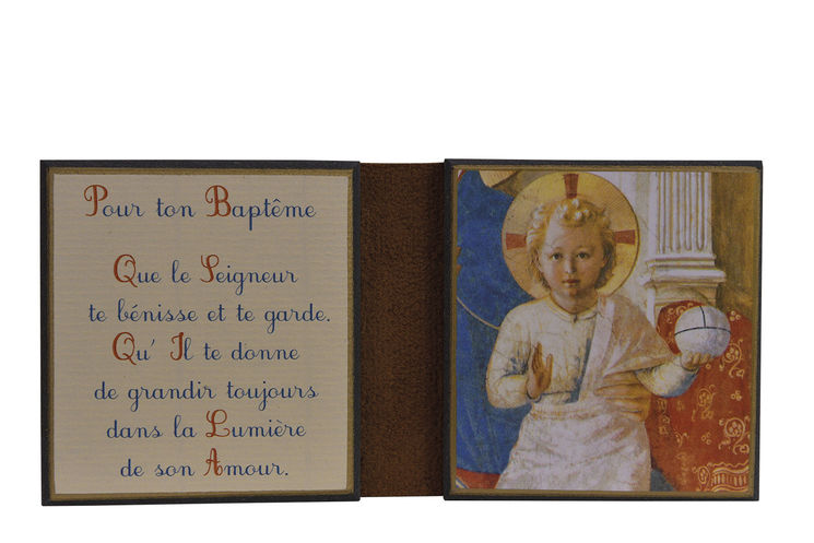 L´Emmanuel Enfant Jésus - Diptyque 8x15 cm -  165.F3