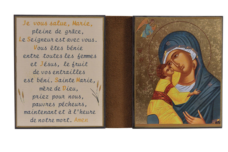 Notre Dame de la bonne nouvelle - Diptyque 8x15 cm -  1107.F3