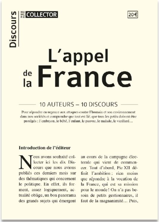 Discours n° Collector - L´appel de la France