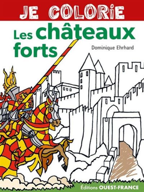 Je colorie les châteaux forts