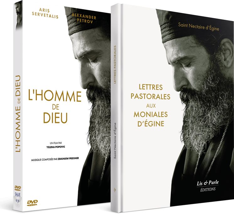 Lot DVD L´homme de Dieu + Livre Lettres pastorales aux moniales d´Egine