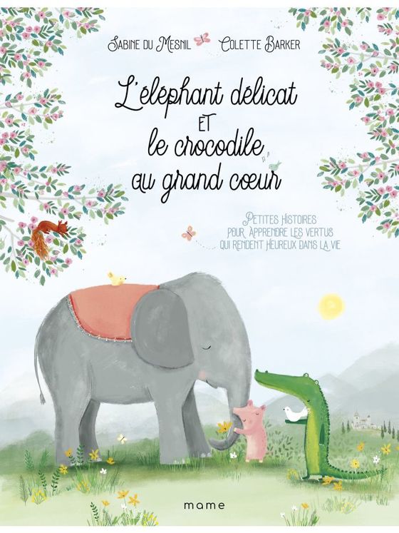 L´éléphant délicat et le crocodile au grand coeur...