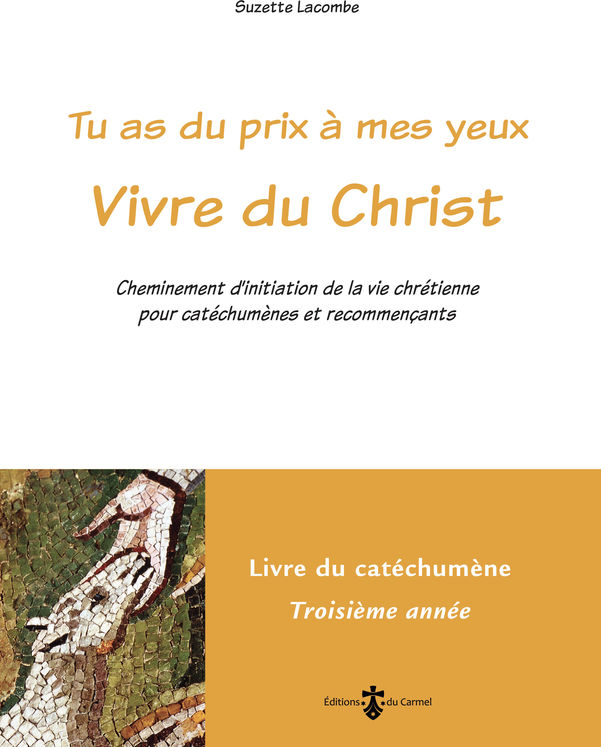 Vivre du Christ - Livre catéchumène 3e année (livre jaune)