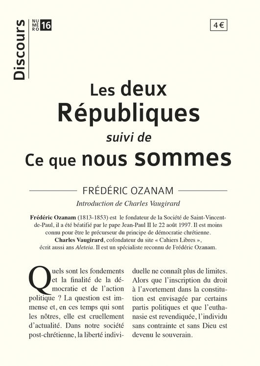 Les deux Républiques