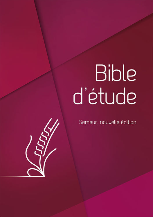 Bible d´étude - Version Semeur, rigide rouge