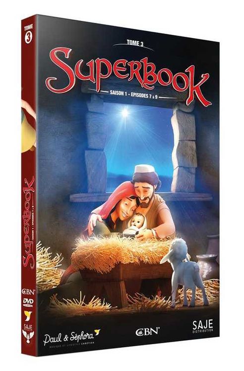 Superbook Tome 3 - Saison 1 - Episodes 7 à 9  - DVD