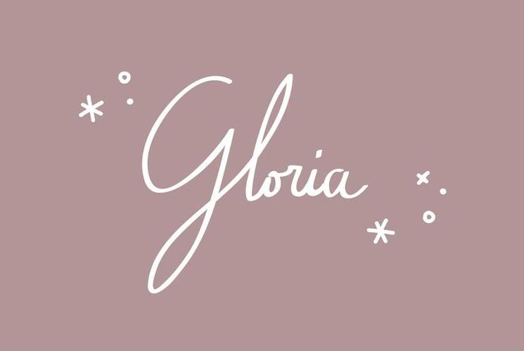 Lot de 20 - Carte simple Gloria