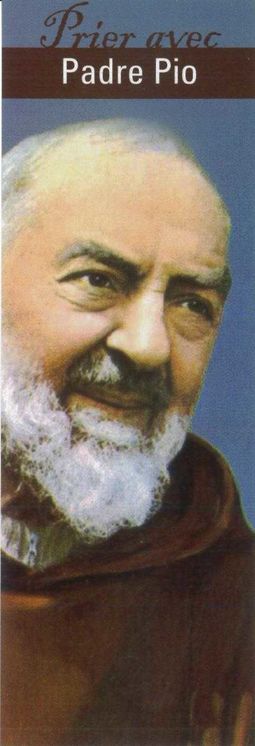 Signet "Prier avec" Padre Pio - Lot de 10 - Prier avec quelques grands témoins