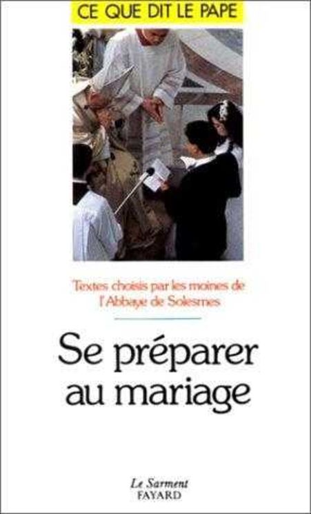 Se préparer au mariage