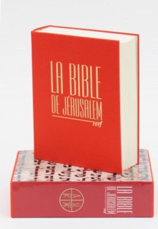 La Bible de Jérusalem Major toile rouge sous étui