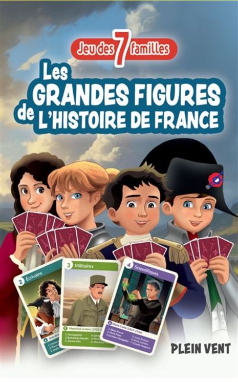 Jeu des 7 familles grandes figures de l´histoire de france