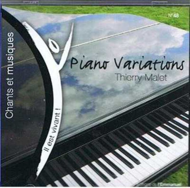 CD Il est vivant ! Piano variations de Thierry Malet - CD 48