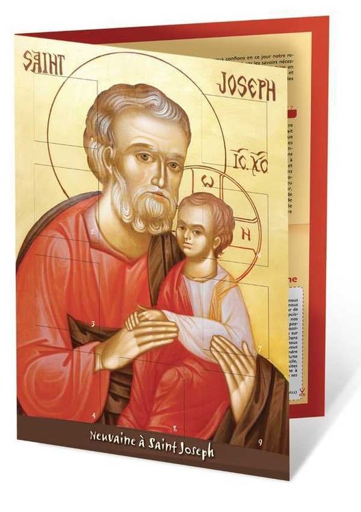 Calendrier de neuvaine à Saint Joseph pour la famille