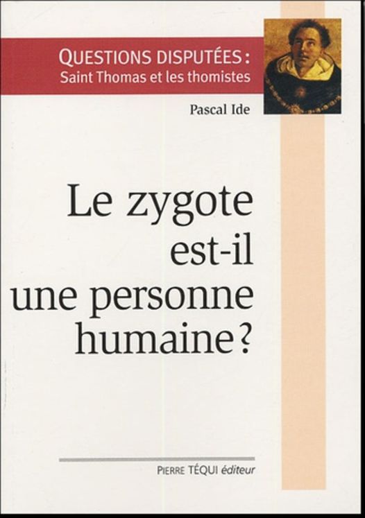 Le zygote est-il une personne humaine ?