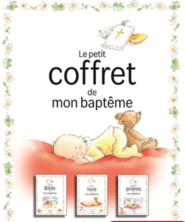 Le petit coffret de mon baptême- 3 livres