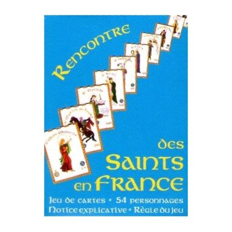 Jeu de cartes Rencontre des Saints en France