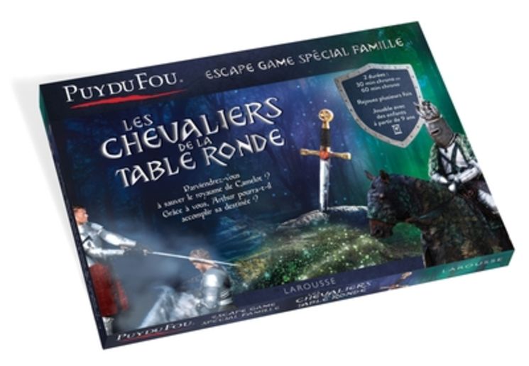 Coffret Escape Game Famille Puy du Fou - Les chevaliers de la table ronde