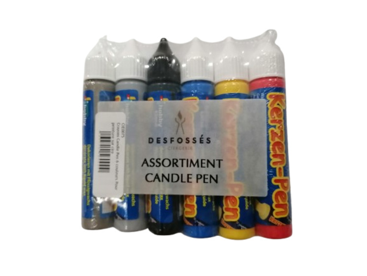 Crayons Candle Pen 6 couleurs