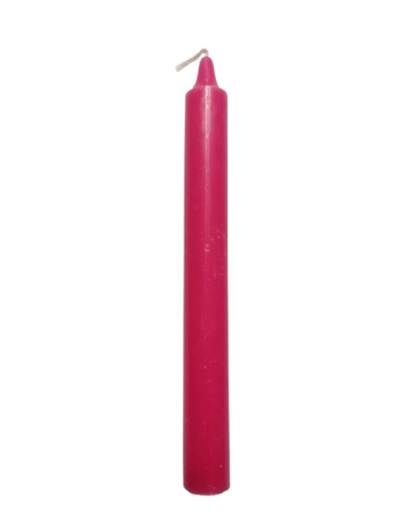 Bougie 21/200 - Fuschia - Lot de 12 pièces