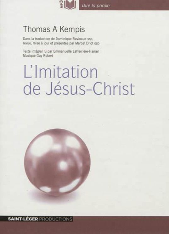 L´Imitation de Jésus-Christ - Audiolivre MP3